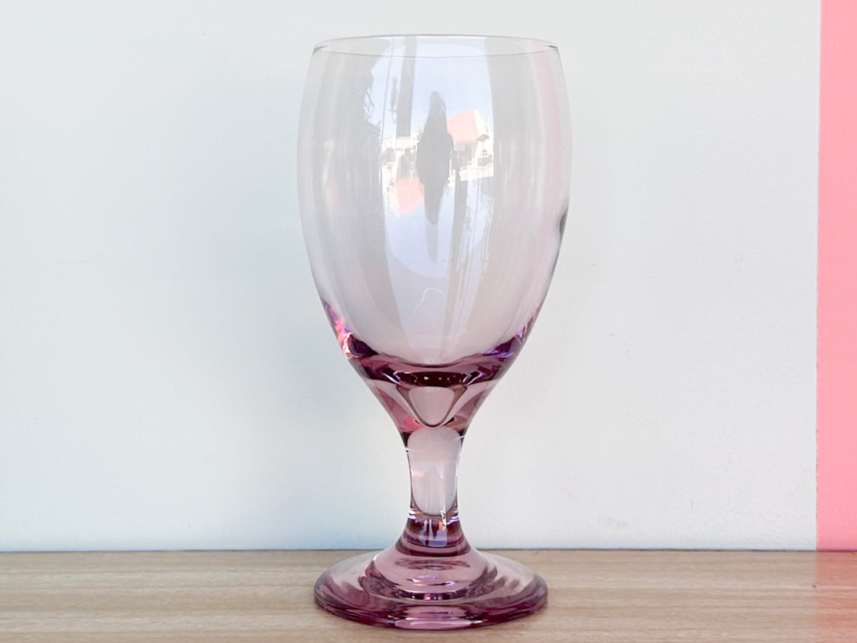 Set of Six Lilac Glassware