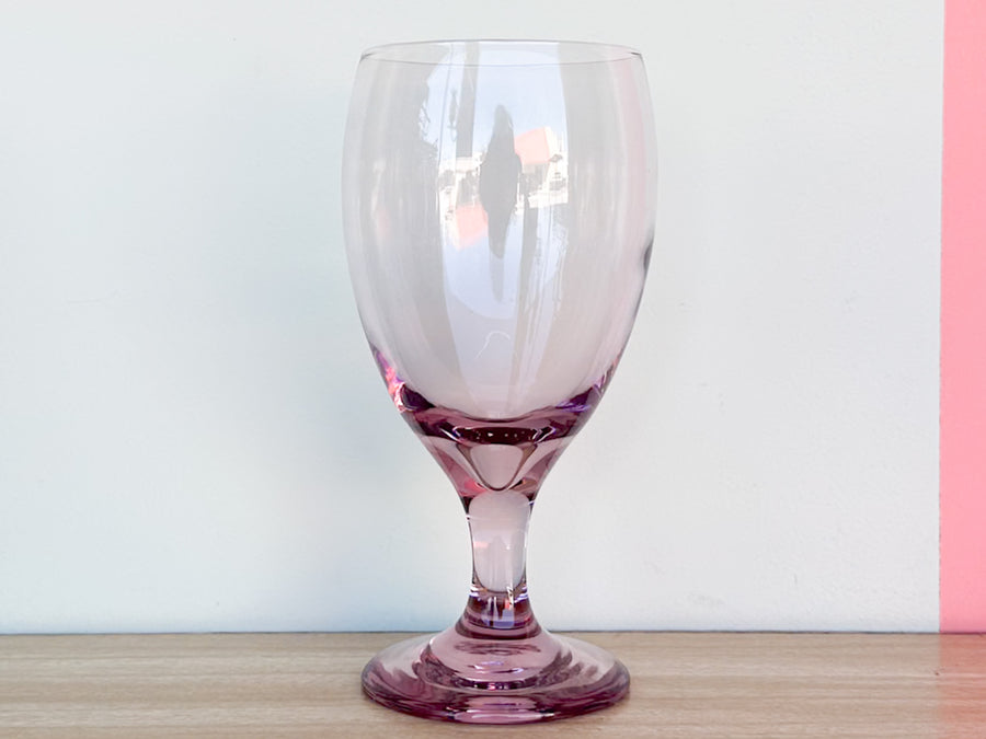 Set of Six Lilac Glassware