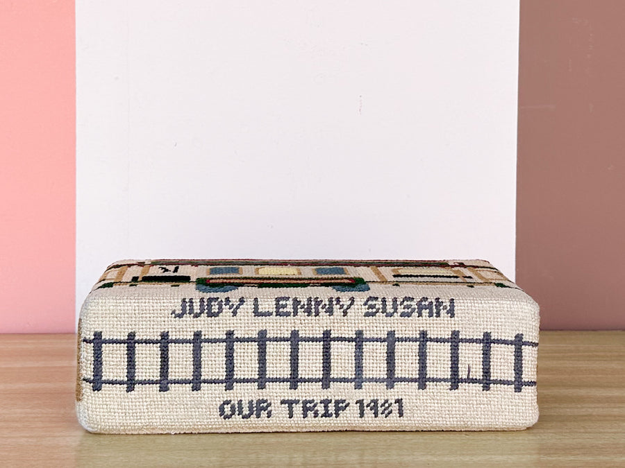 San Francisco Needlepoint Door Stop