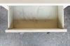 Pair of Rattan and Cane Nightstands