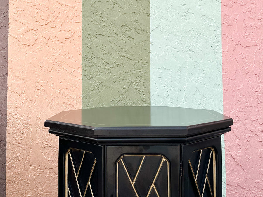 Dorothy Draper Style Chippendale Side Tables