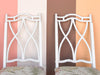 Set of Four Thomasville Faux Bamboo Dining Chairs