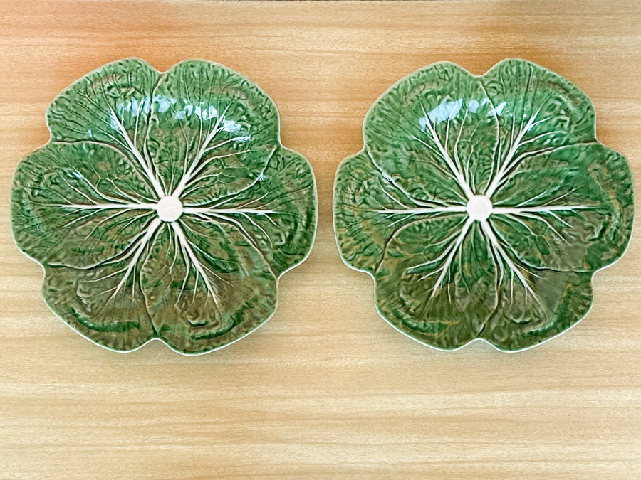 Set of Four Bordallo Pinheiro Cabbageware Plates