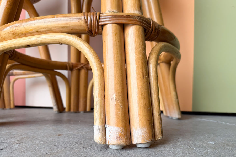 Set of Four Old Florida Counter Stools