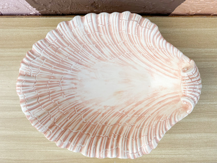 Shell Chic Ceramic Bowl and Pitcher