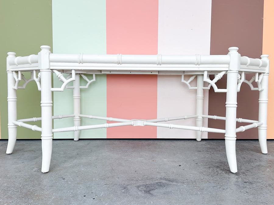 Thomasville Faux Bamboo Coffee Table