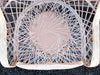 Marbled Pink Webspun Outdoor Dining Table