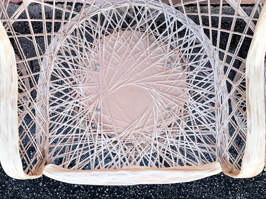 Marbled Pink Webspun Outdoor Dining Table