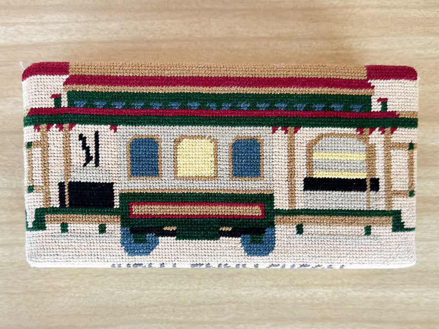 San Francisco Needlepoint Door Stop