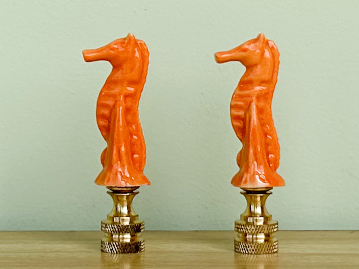 Wade Whimsies Oceana Seahorse Finial