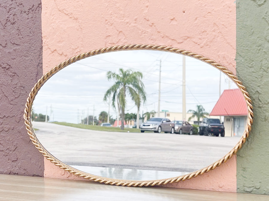 Regency Rope Mirrored Tray