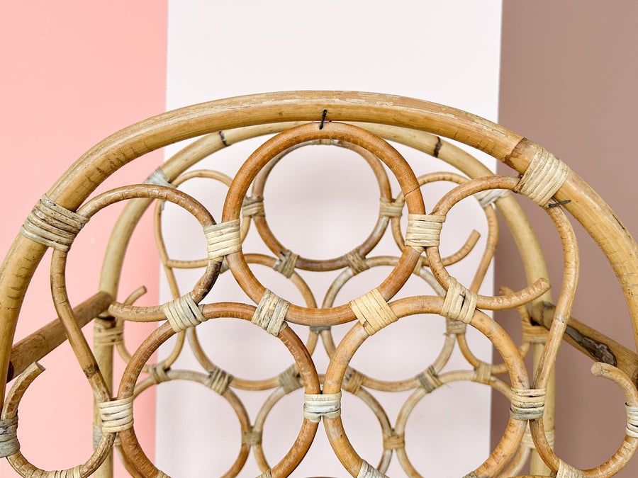 Rattan Arch Wine Rack