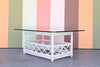 Ficks Reed Rattan Lattice Coffee Table