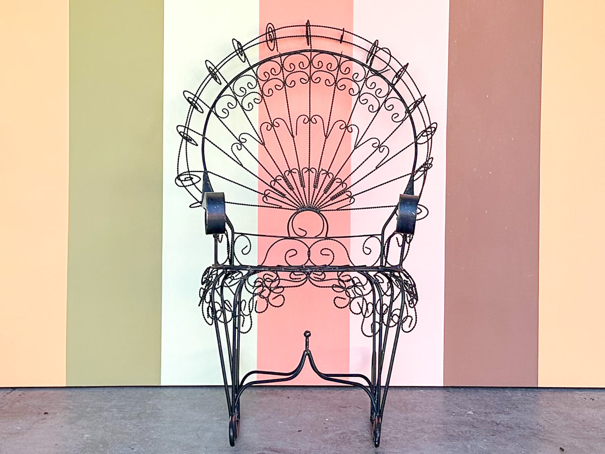 Salterini Style Peacock Rocker