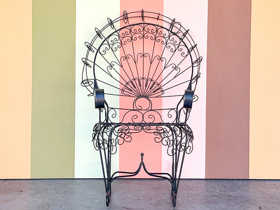 Salterini Style Peacock Rocker