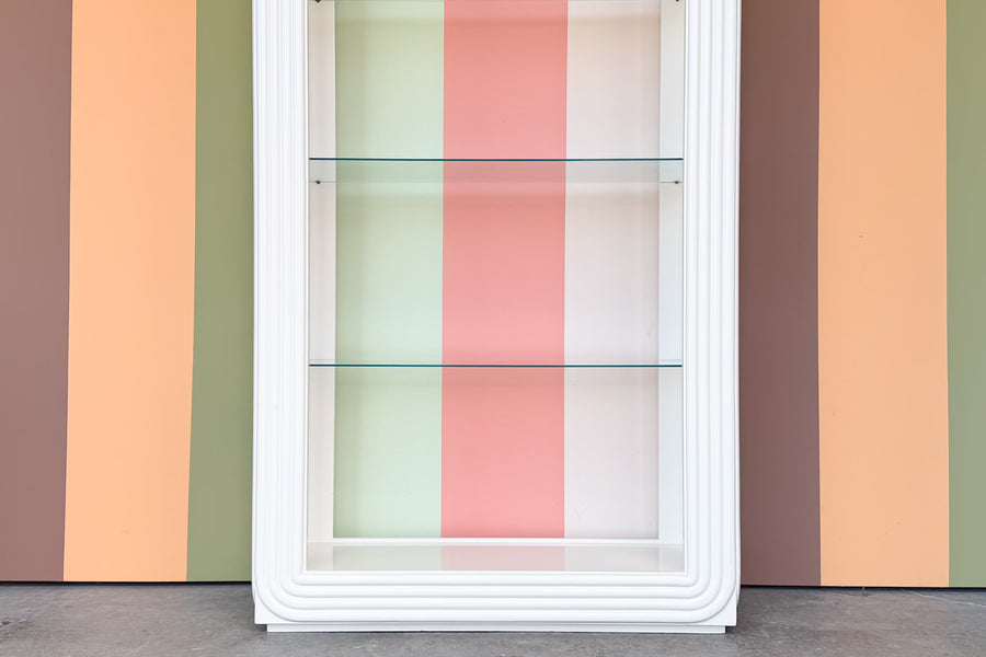 80's Chic Lacquered Etagere