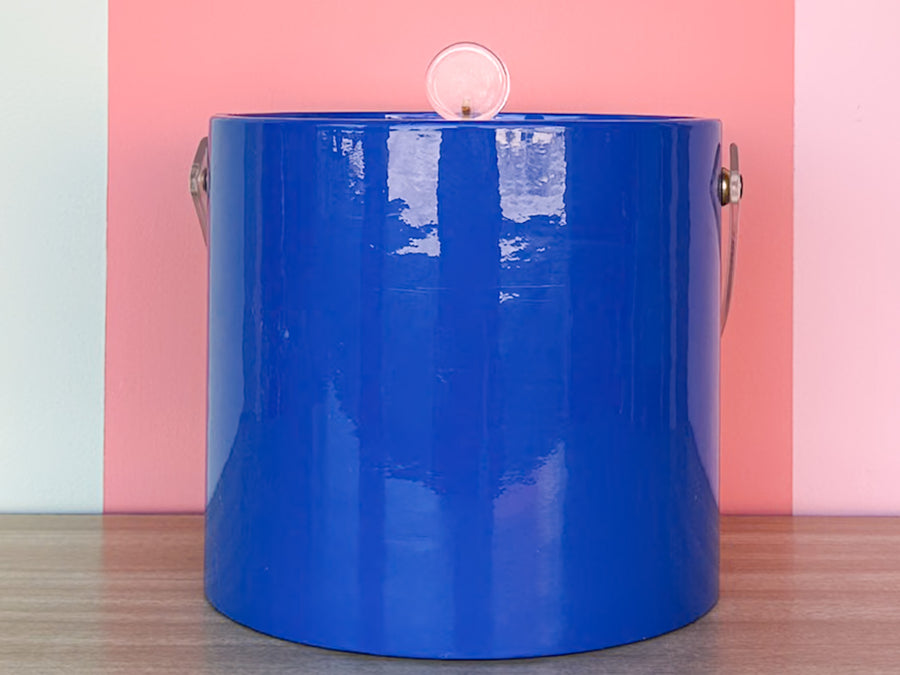 Royal Blue Ice Bucket