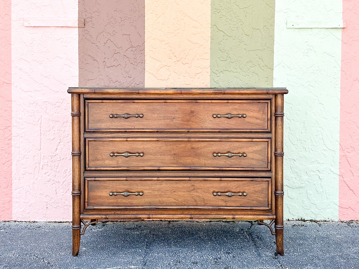 Handsome Faux Bamboo Chest