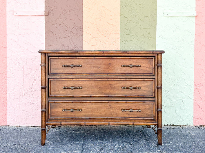 Handsome Faux Bamboo Chest
