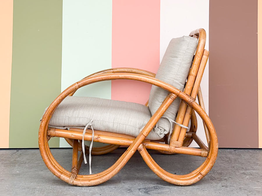 Frankl Style Rattan Pretzel Chair