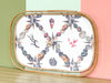 Shell Decoupage Bamboo Tray