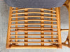 Set of Four Rattan McGuire Style Cathedral Dining Chairs
