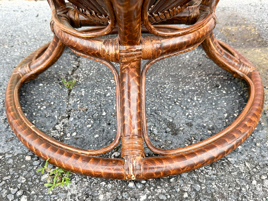 Pair of Island Chic Bamboo Side Tables