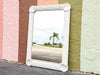 Coastal Chic Rattan Shell Mirror