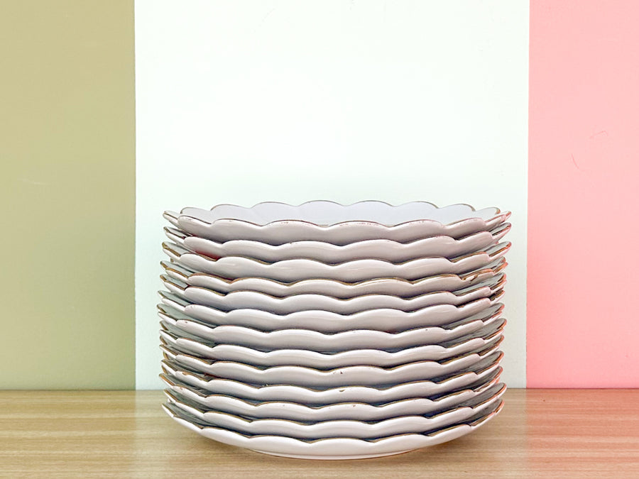 Shell Chic Decoupage Plates