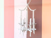 Faux Bamboo Pagoda Chandelier