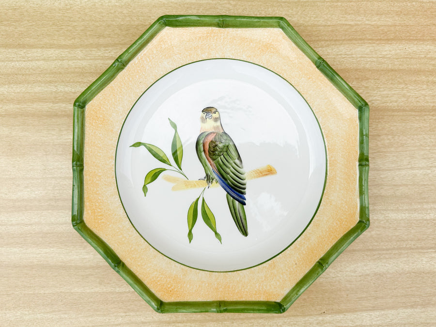 Set of Four Italian Bird Plates