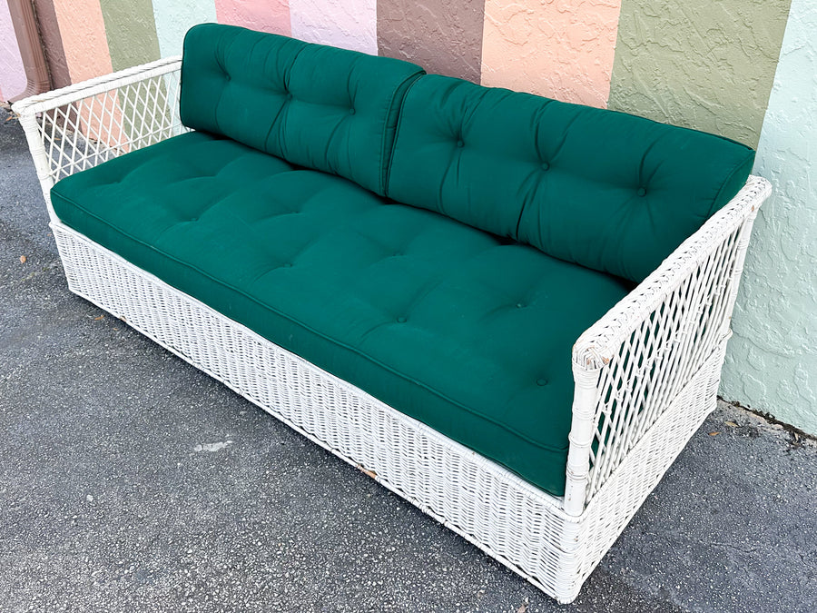 McGuire Braided Rattan Sofa