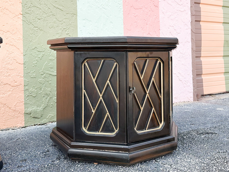 Dorothy Draper Style Chippendale Side Tables