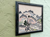 Chinoiserie Landscape Needlepoint Framed Art