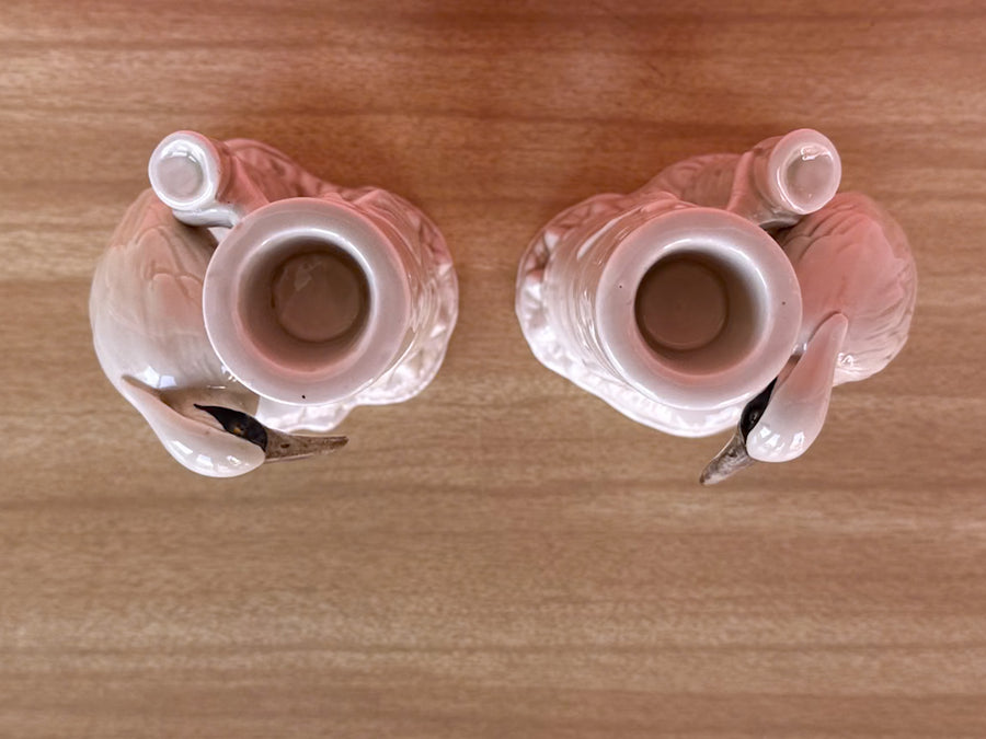 Fitz and Floyd Egret Candle Holders