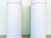 Pair of Faux Bamboo Column Lamps