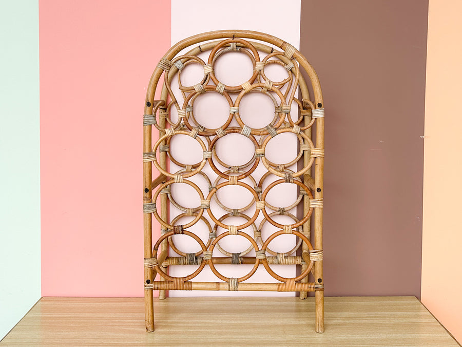 Rattan Arch Wine Rack