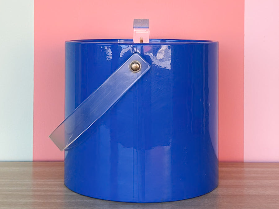 Royal Blue Ice Bucket
