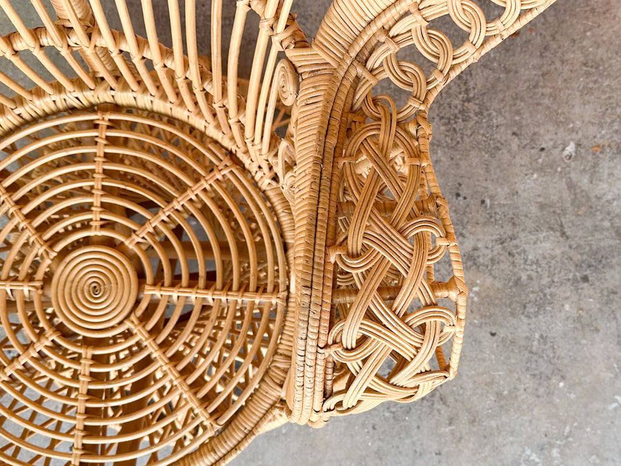 Natural Rattan Peacock Chair