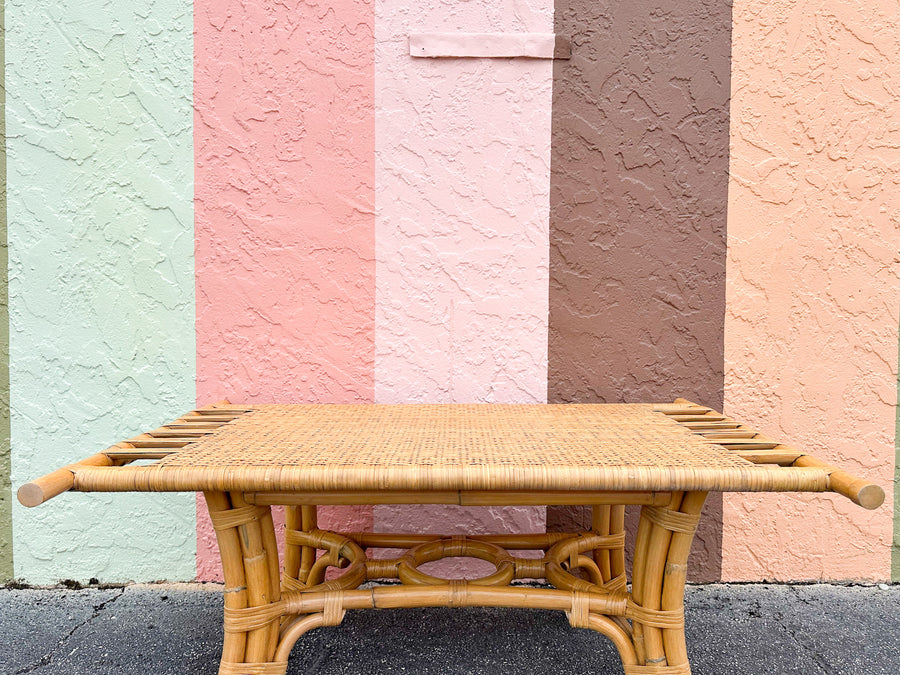 Cute Island Style Rattan Coffee Table