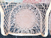 Marbled Pink Webspun Outdoor Dining Table