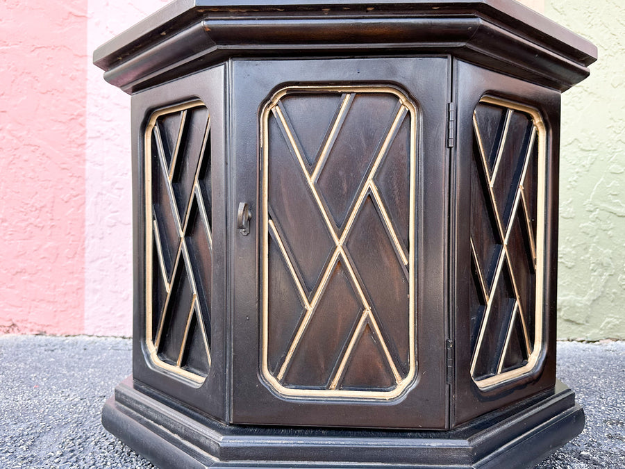 Dorothy Draper Style Chippendale Side Tables