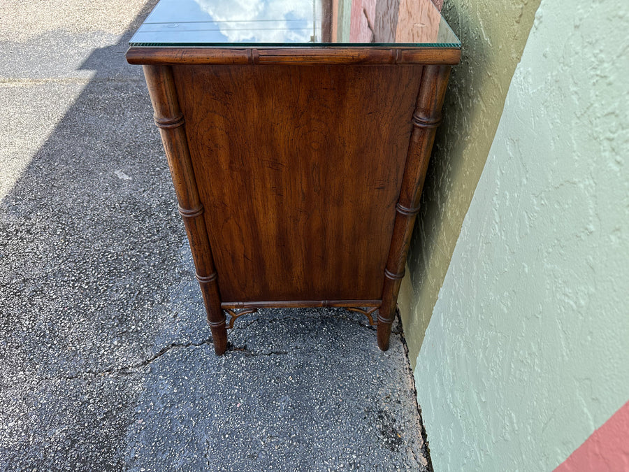 Handsome Faux Bamboo Chest