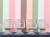 Marbled Pink Webspun Outdoor Dining Table