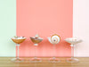 Set of Four Shell Chic Coupes