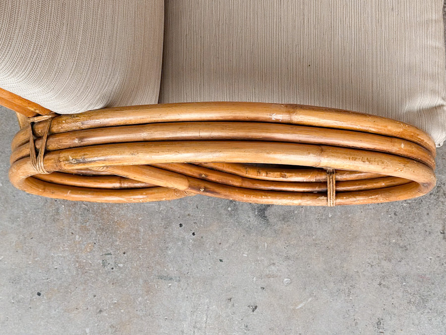 Frankl Style Rattan Pretzel Chair