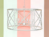 Modern Faux Bamboo Chandelier