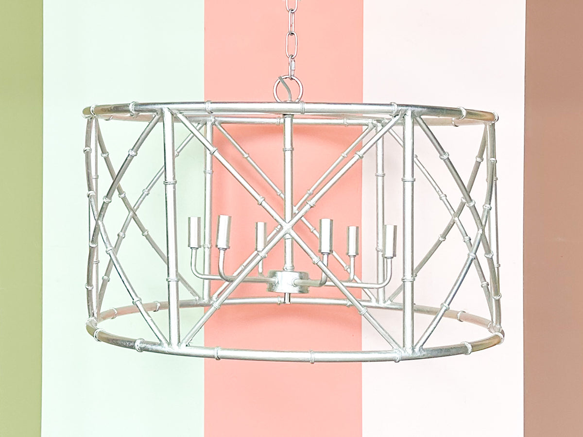 Modern Faux Bamboo Chandelier