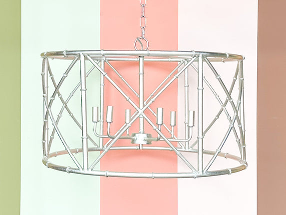 Modern Faux Bamboo Chandelier