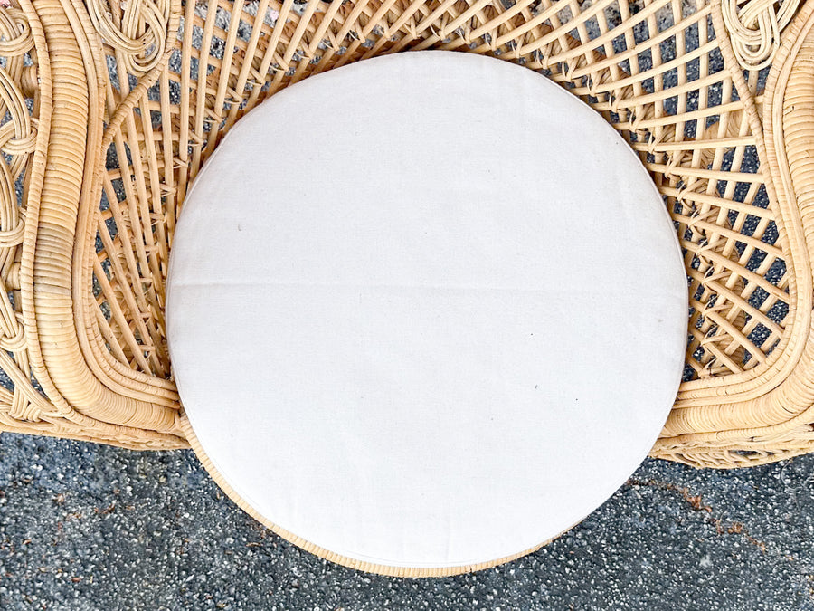 Natural Rattan "Queen" Peacock Chair